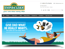 Tablet Screenshot of empireloan.com